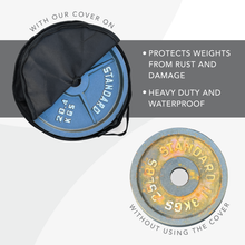 Load image into Gallery viewer, Heavy Duty Waterproof Weight Plate Cover  - Pack of 2