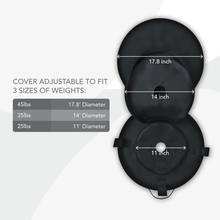 Load image into Gallery viewer, Heavy Duty Waterproof Weight Plate Cover  - Pack of 2