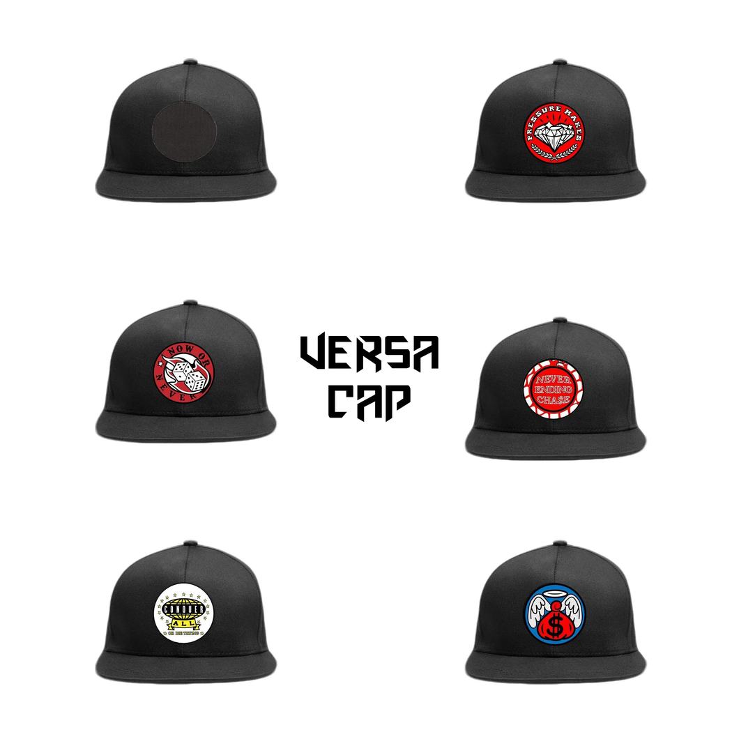 VersaCap - 5 Hats In 1 - Hustle Edition - Velcro Changeable Patches